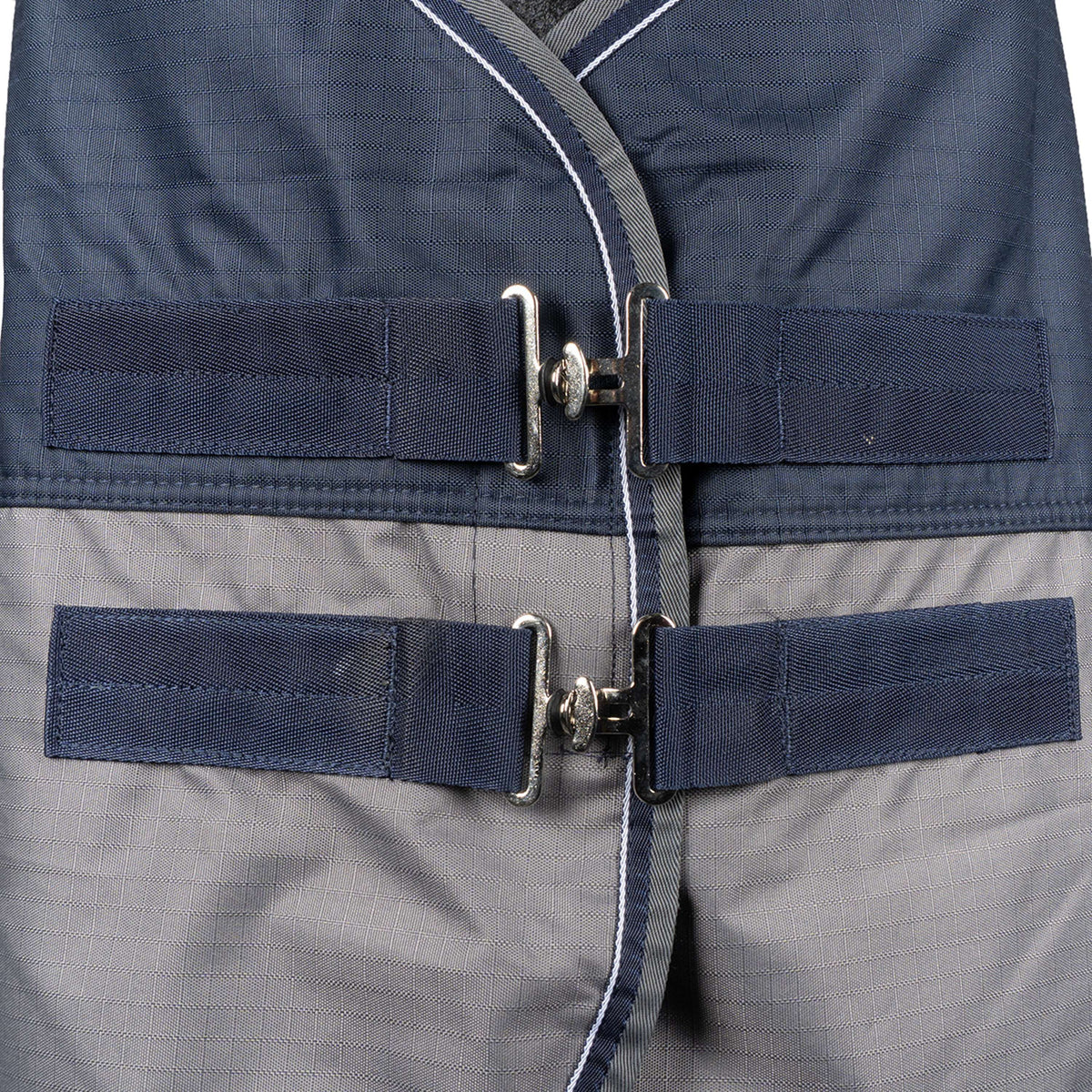 EQUITHÈME Outdoordeken Tyrex 600 D Polar Fleece 0g Marineblauw/Grijs