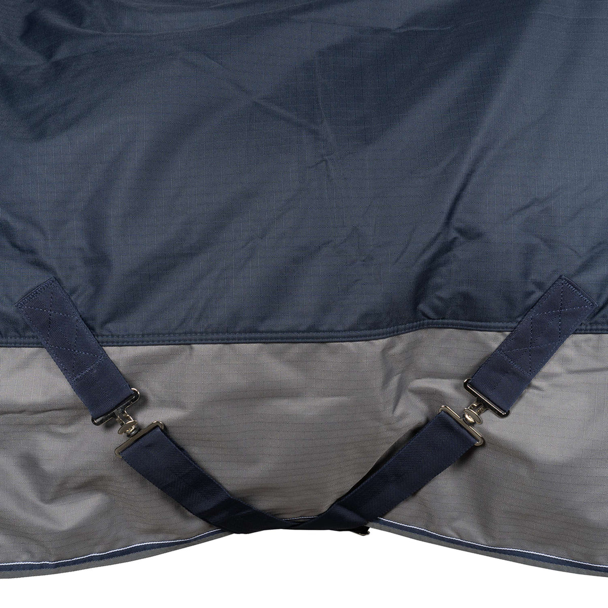 EQUITHÈME Outdoordeken Tyrex 600 D Polar Fleece 0g Marineblauw/Grijs