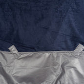 EQUITHÈME Outdoordeken Tyrex 600 D Polar Fleece 0g Marineblauw/Grijs