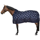 HKM High Neck Deken Orlando Stars 600D 100g Wattenvulling Donkerblauw