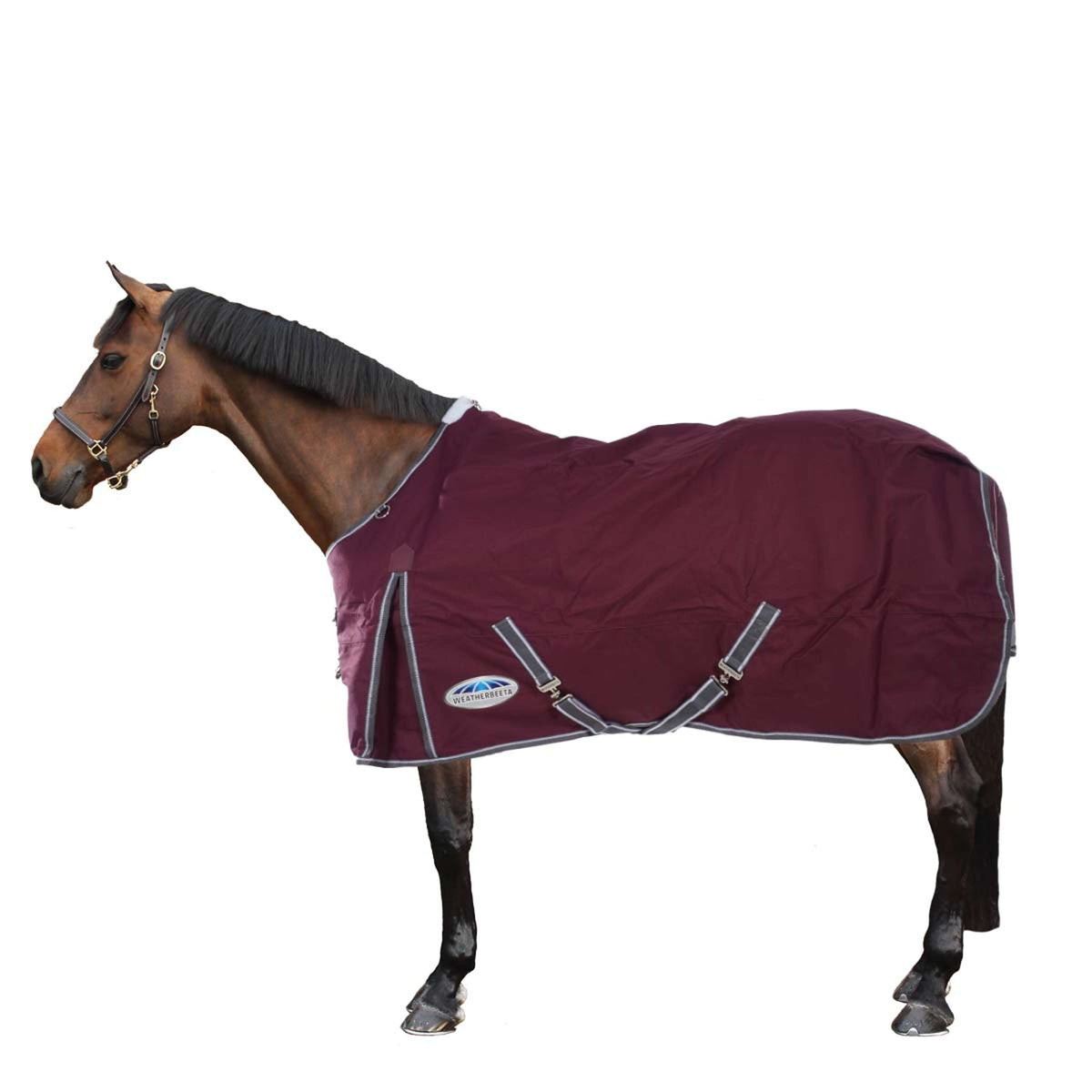 Weatherbeeta Regendeken Comfitec Plus Dynamic II Standard Neck Lite Maroon/Grijs/Wit