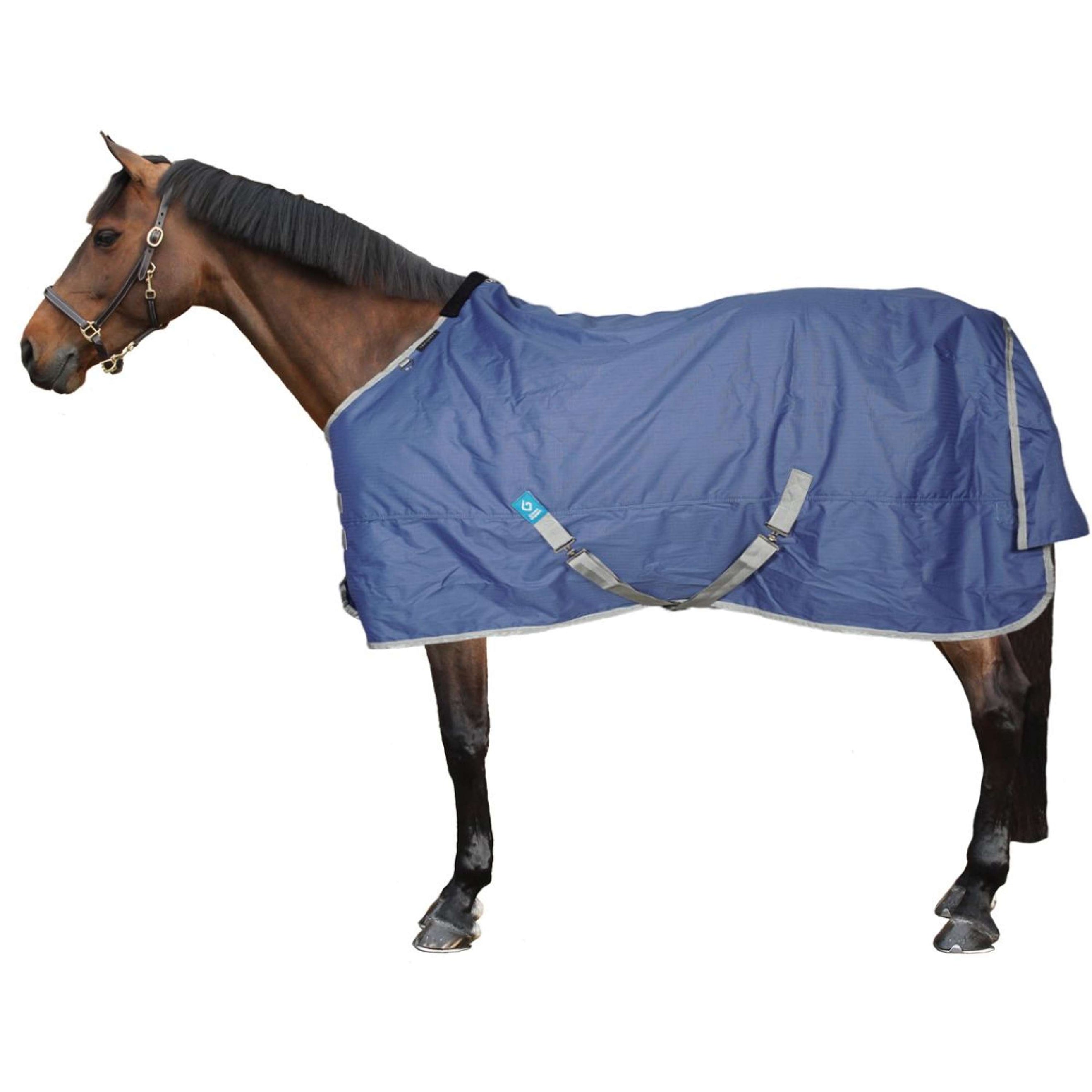 EQUITHÈME Outdoordeken Tyrex 600D 300g Gerecycled Navy EQUITHÈME Outdoordeken Tyrex 600D 300g Gerecycled Navy