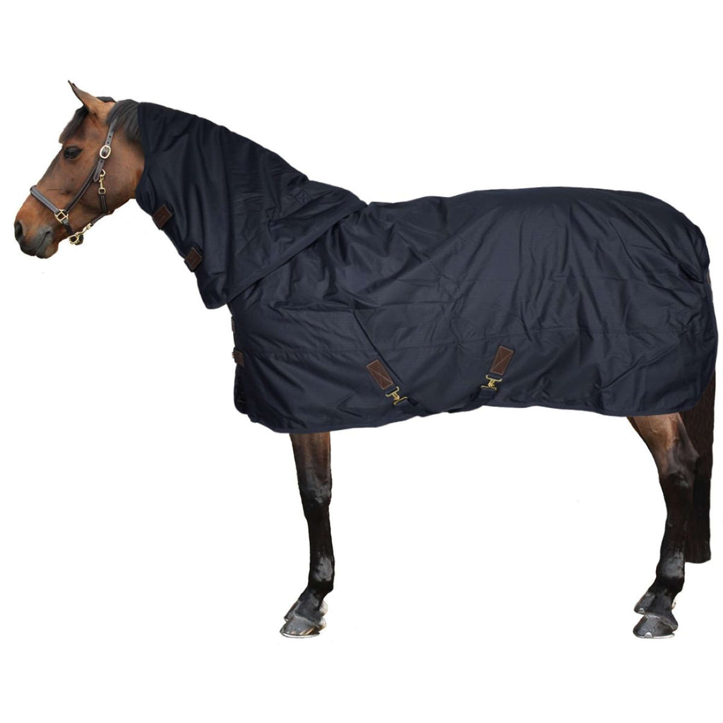 Kentucky Turnout Rug All Weather Quick Dry Fleece with Neck 0g Navy