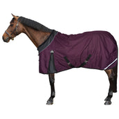 HKM Outdoordeken Liberty 1200D Fleece voering Wijnrood/Grijs