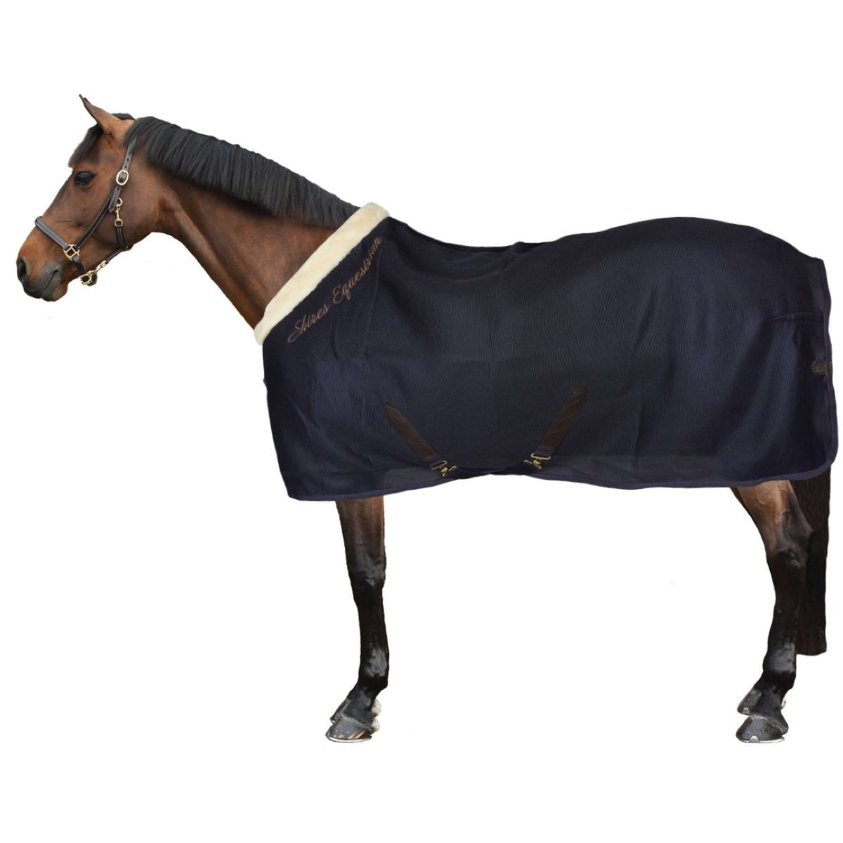 Shires Zweetdeken Deluxe Air Motion Navy