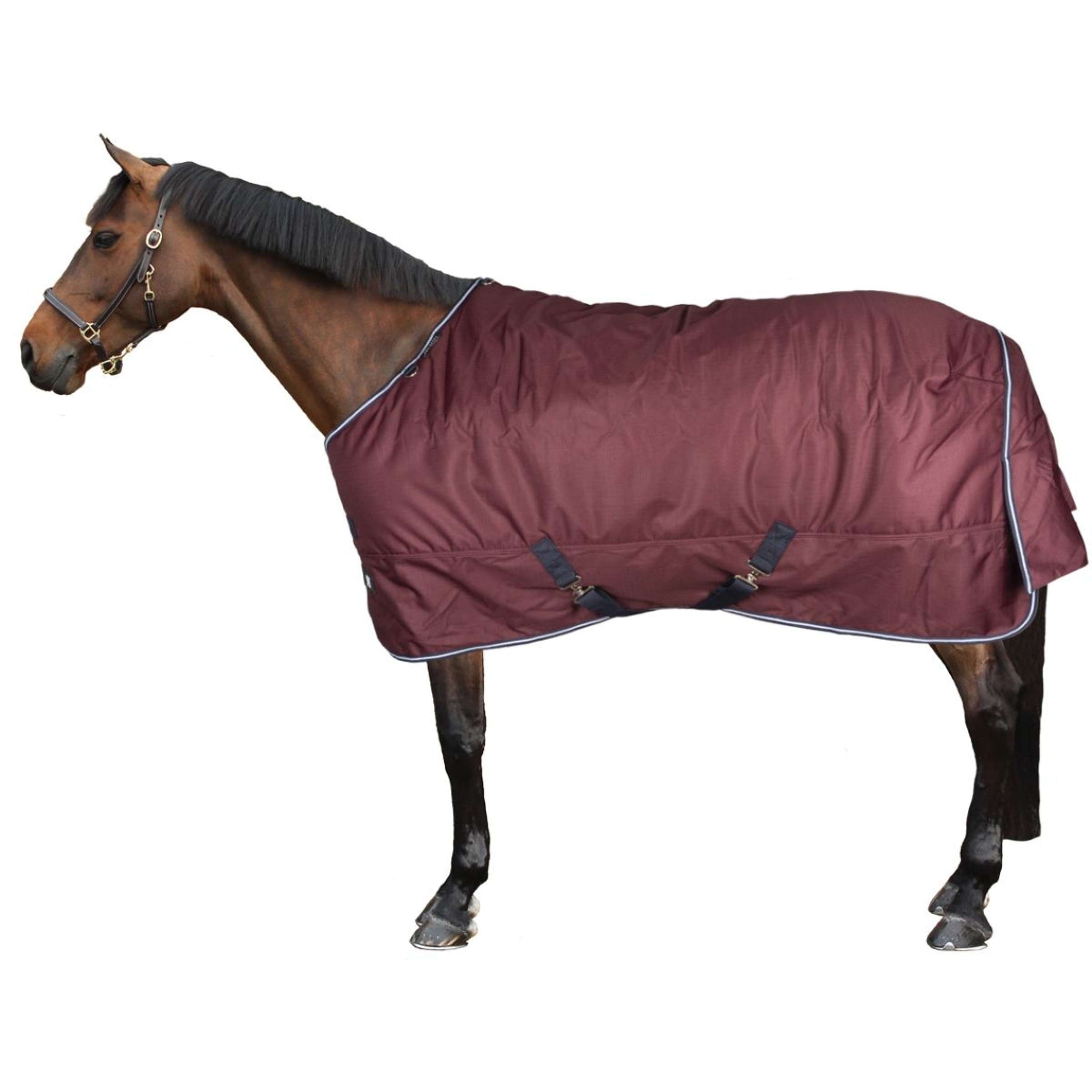 EQUITHÈME Outdoordeken Tyrex 1200D 150g Standard Burgundy EQUITHÈME Outdoordeken Tyrex 1200D 150g Standard Burgundy