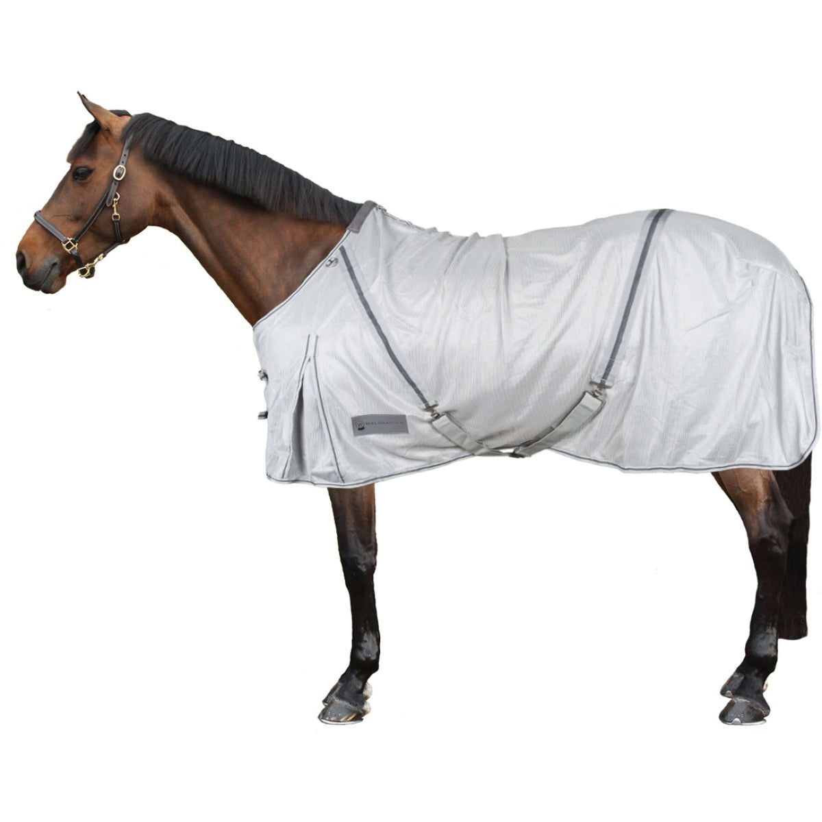 Waldhausen Vliegendeken Protect met Losse Hals Zilvergrijs/Grijs