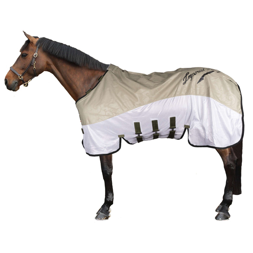 Imperial Riding Vliegen- en Regendeken IRHSuper-dry Light Olive Imperial Riding Vliegen- en Regendeken IRHSuper-dry Light Olive