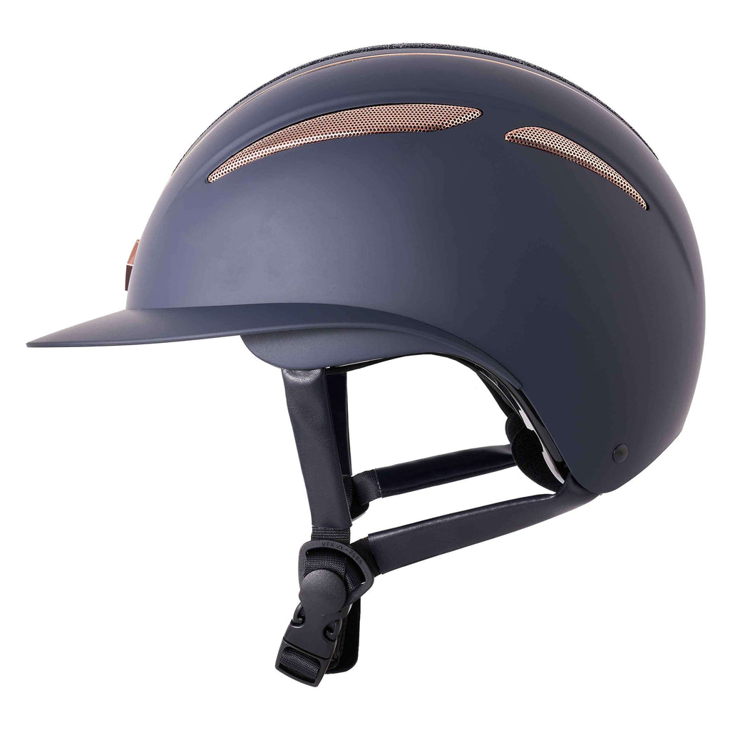 Imperial Riding Cap IRHOlania Deluxe Big Visor Navy/Rosegold