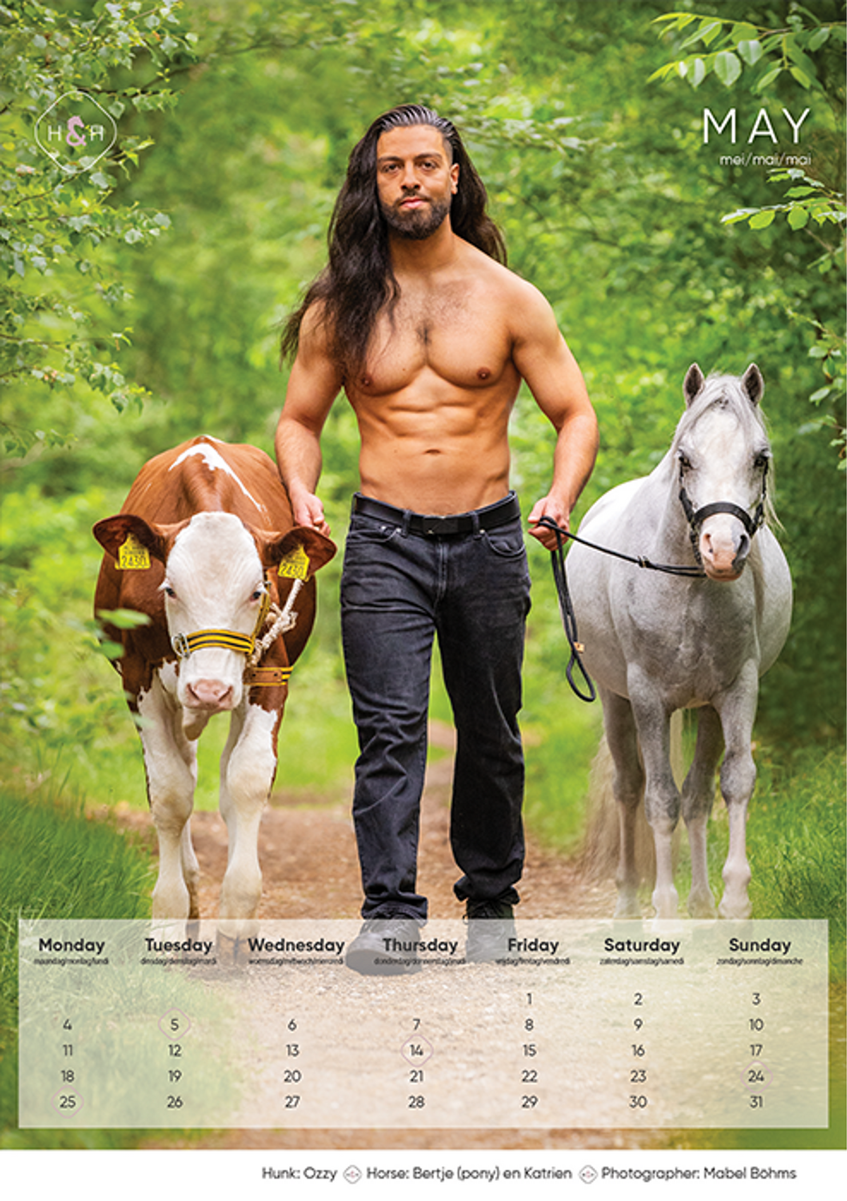 Horse and Hunk kalender 2026