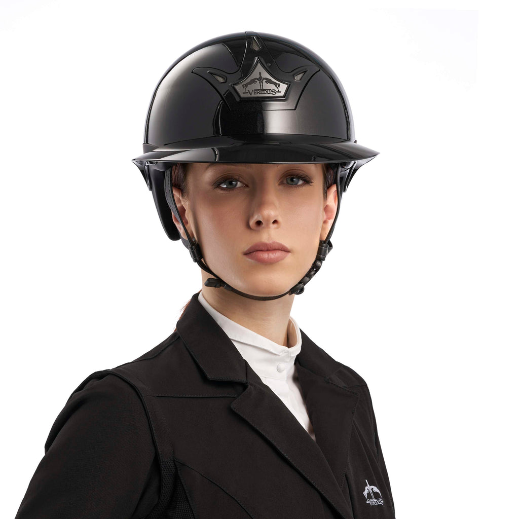 Veredus Cap Vita Breed Vizier Lak Zwart