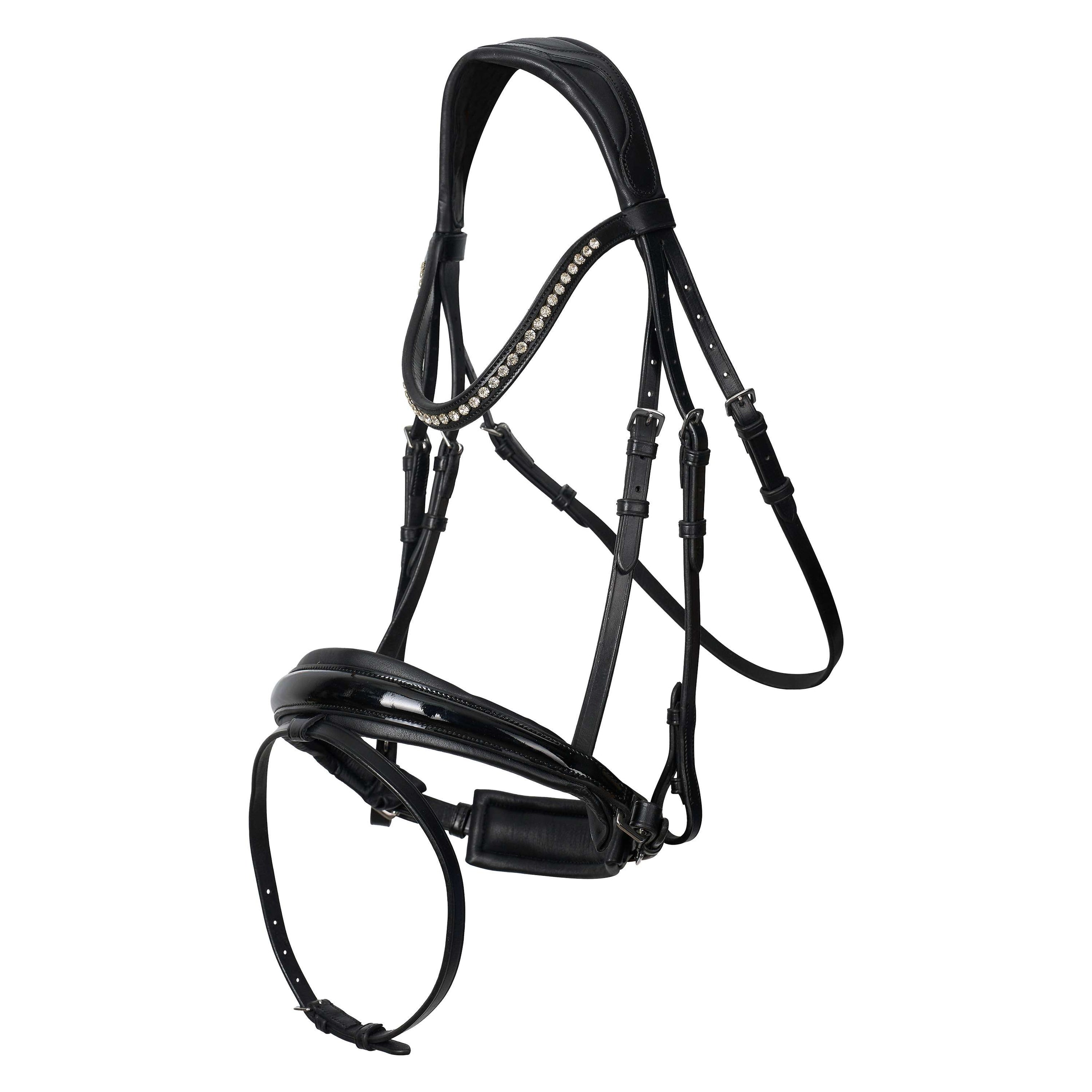 Imperial Riding Hoofdstel IRHFria Trens Black Lack/Chrystal Imperial Riding Hoofdstel IRHFria Trens Black Lack/Chrystal