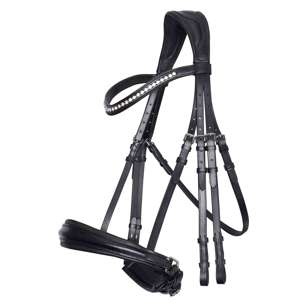 Imperial Riding Stang- en Trenshoofdstel IRHFria Zwart