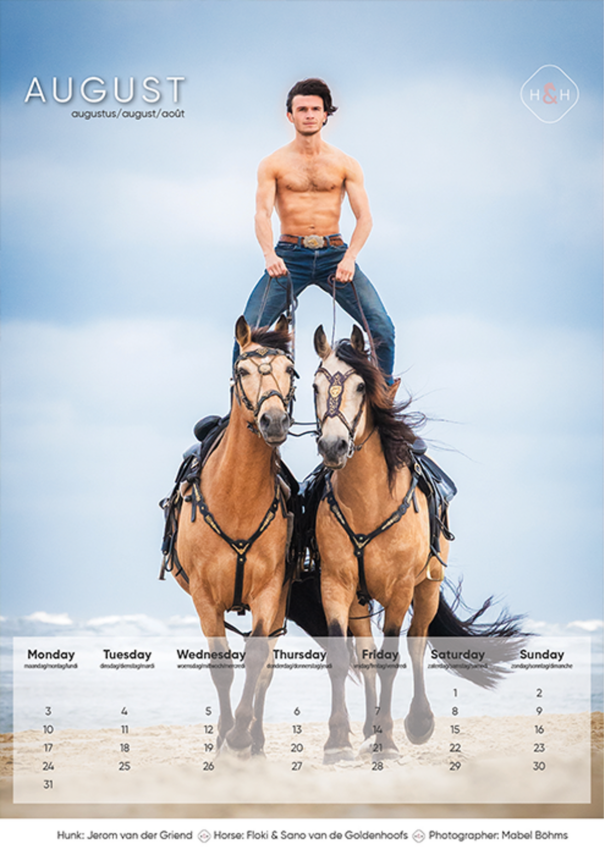 Horse and Hunk kalender 2026