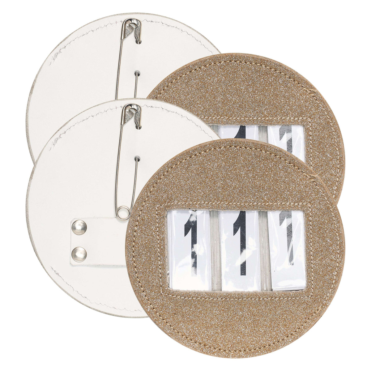 Imperial Riding Wedstrijdnummers IRHGlitter Round Goud