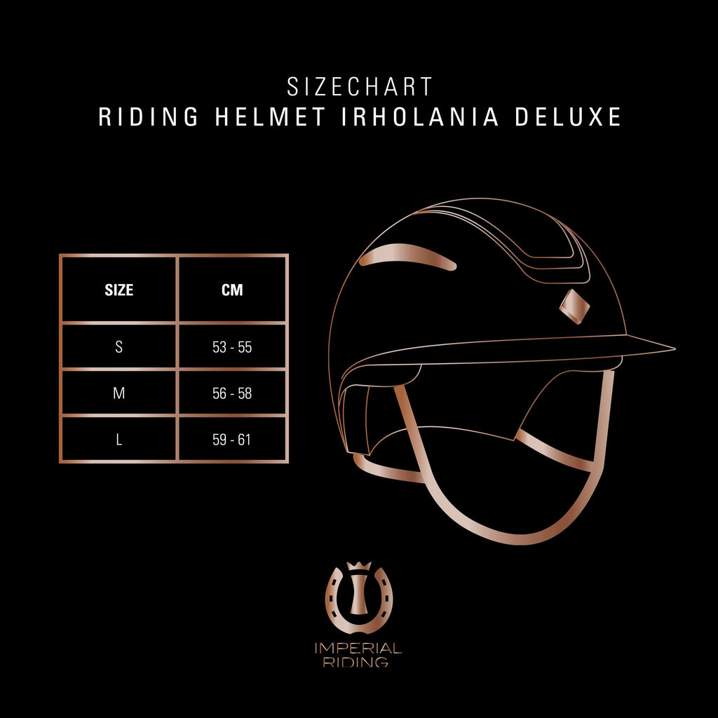 Imperial Riding Cap IRHOlania Deluxe Small Visor Zwart