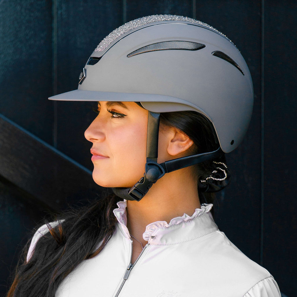 Imperial Riding Cap IRHOlania Deluxe Big Visor Grijs