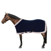 Harry's Horse Fleecedeken Staatsiemodel Met Borstflap Navy