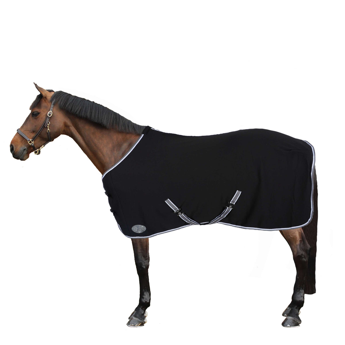 Harry's Horse Jersey Cooler Deken Zwart