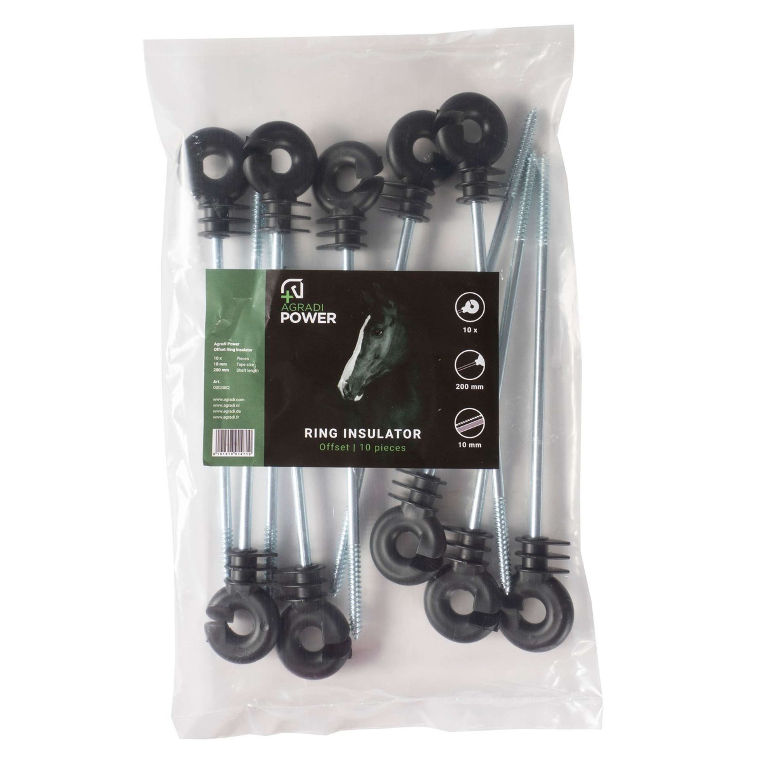 Agradi Power Afstands- Ringisolator 10 Stuks Agradi Power Afstands- Ringisolator 10 Stuks