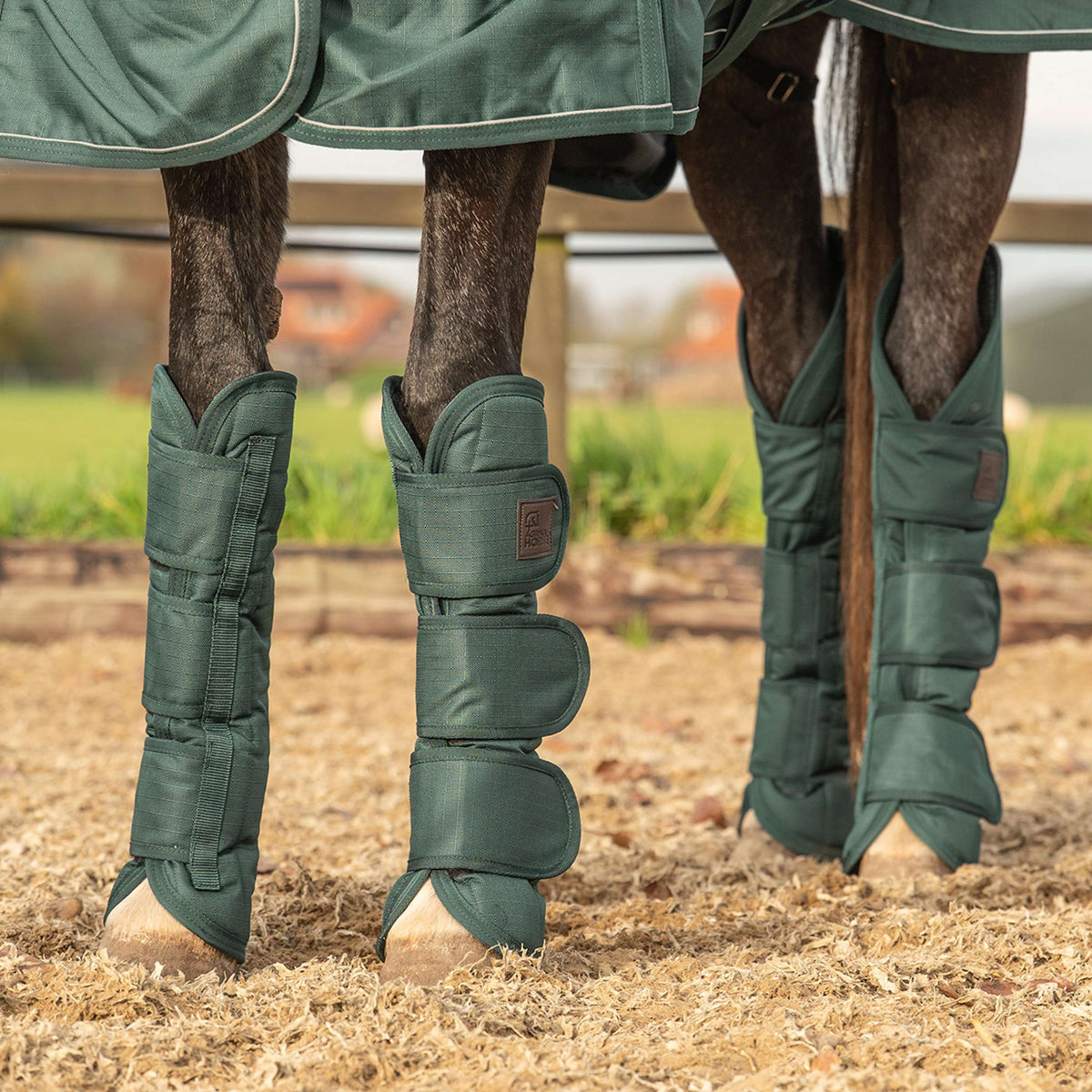 Agradi Horse Transportbeschermers 1200D Groen