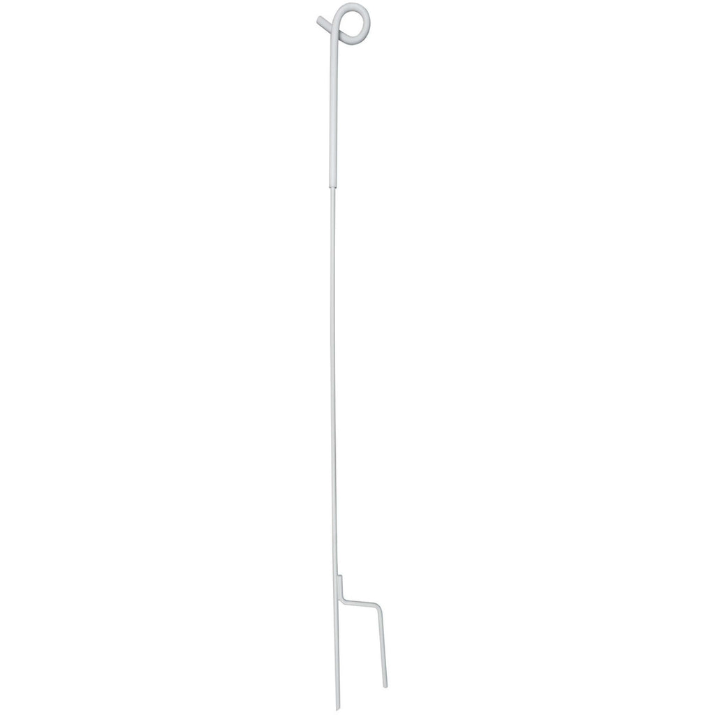 Agradi Power Veerstalenpaal met Krul 10 Stuks 105cm Wit
