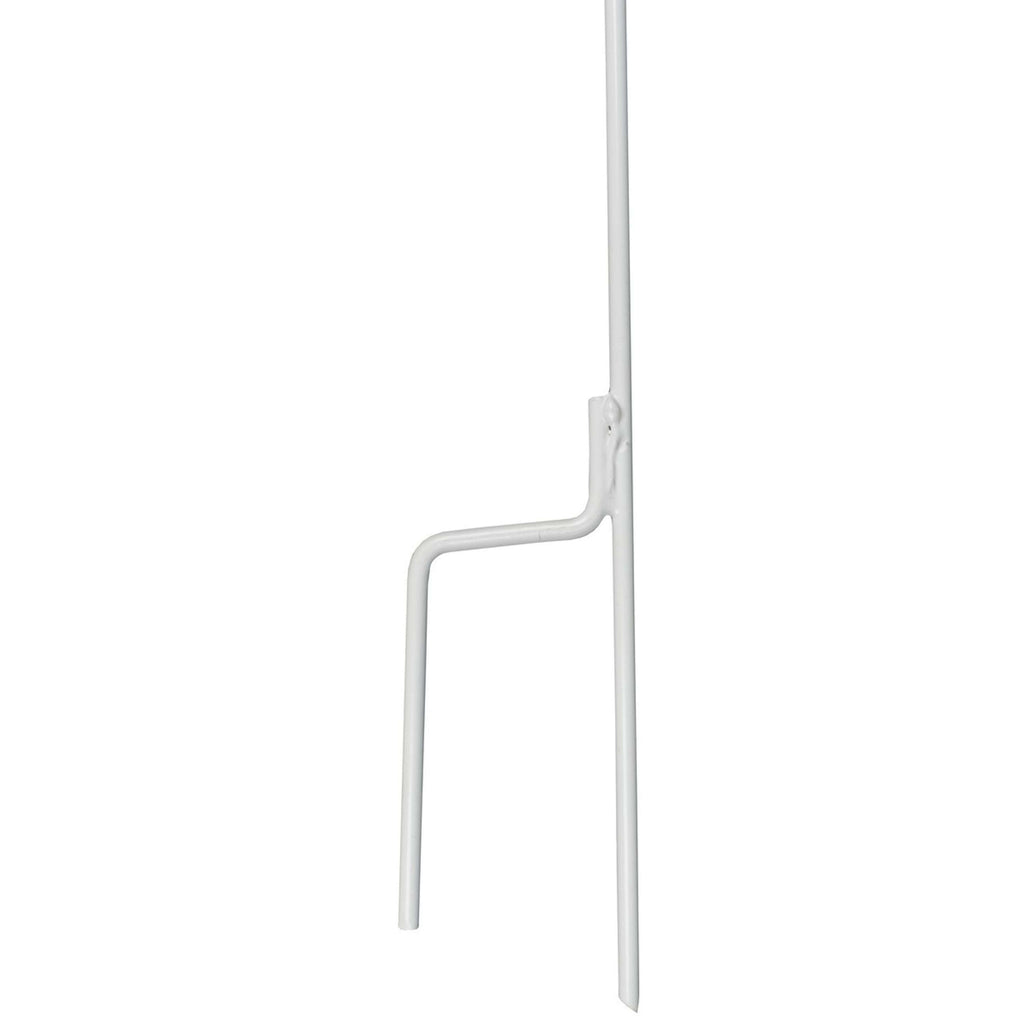 Agradi Power Veerstalenpaal met Krul 10 Stuks 105cm Wit