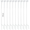 Agradi Power Veerstalenpaal met Krul 10 Stuks 105cm Wit