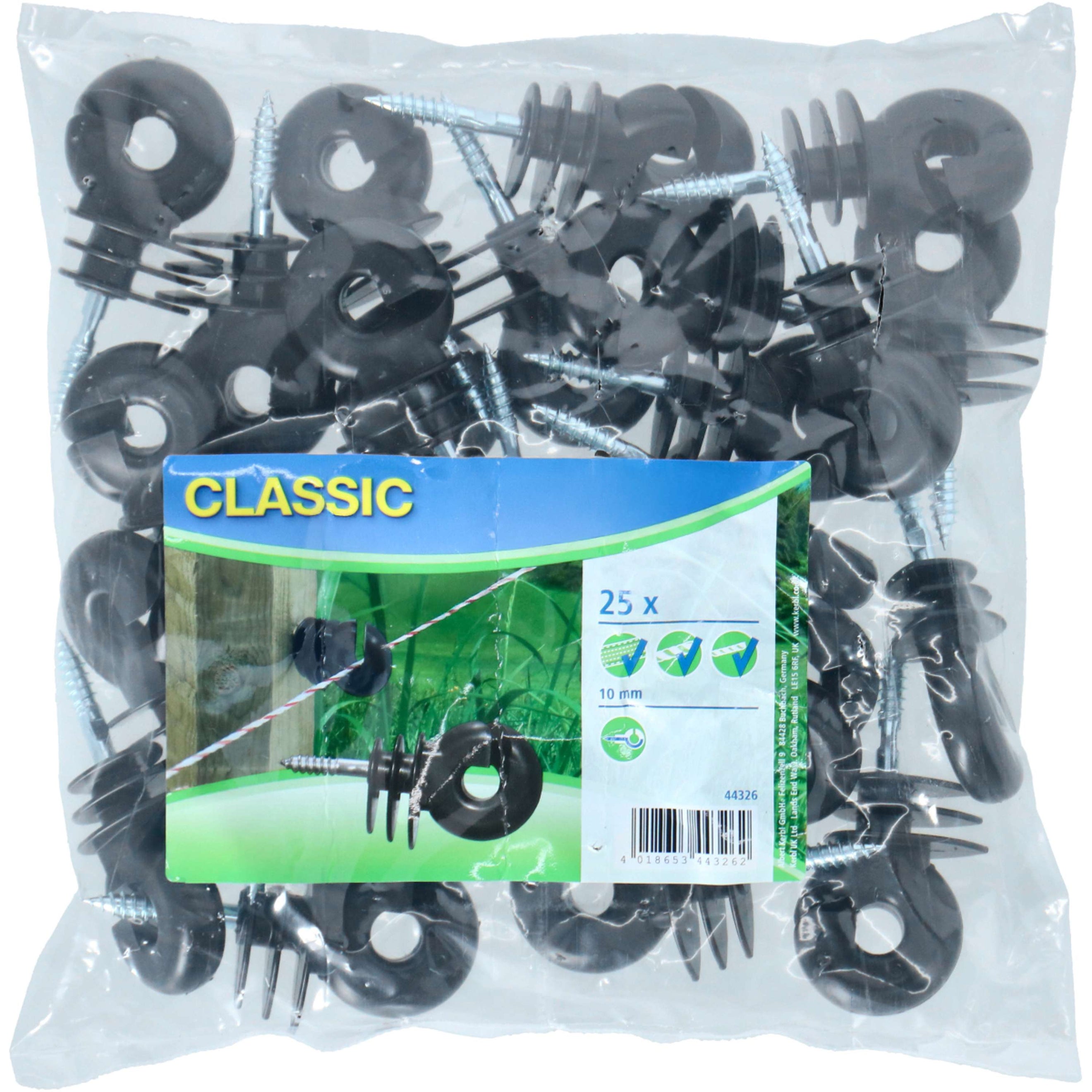 Ako Ringisolator IJzeren Kern Big 25 Stuks Zwart