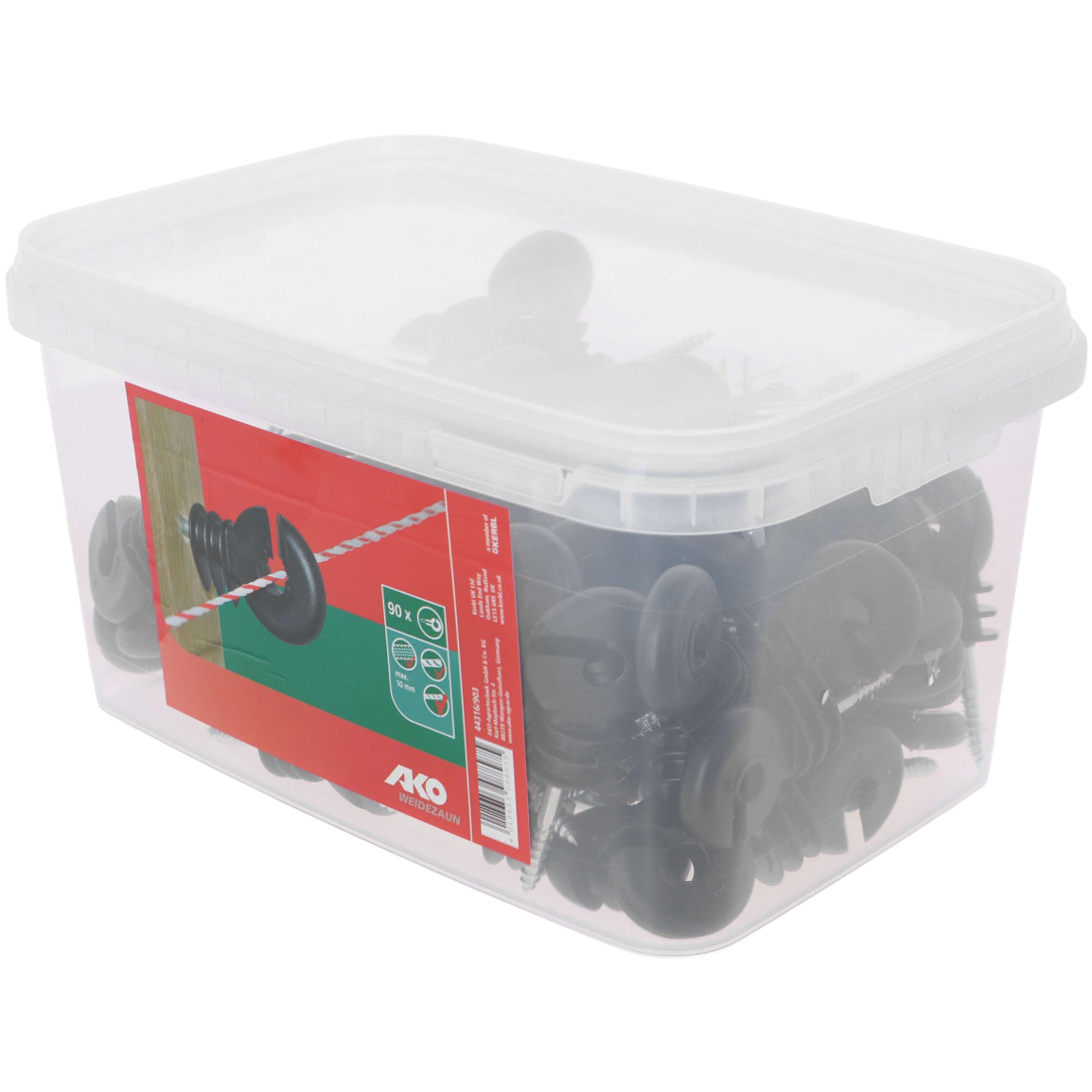 Ako Ringisolator Zonder IJzeren Kern 25 Stuks Zwart Ako Ringisolator Zonder IJzeren Kern 25 Stuks Zwart