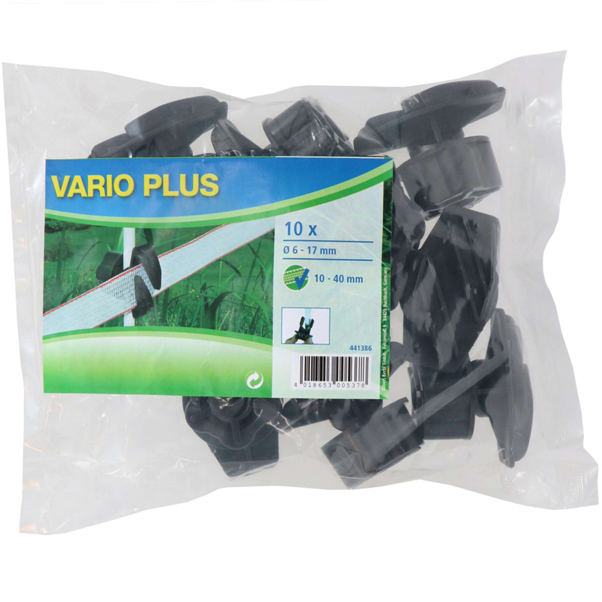 Ako Schroefisolator Vario- Plus 40mm 10 Stuks Zwart/Rood