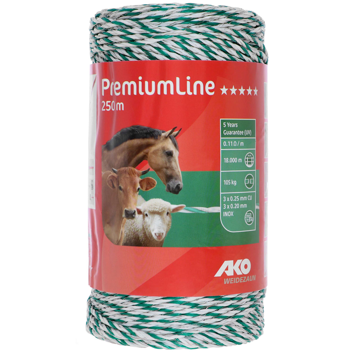Ako Draad PremiumLine Wit/Groen