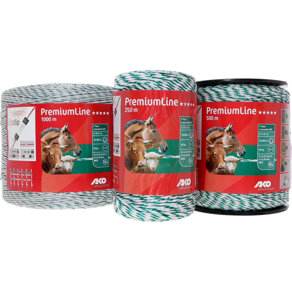 Ako Draad PremiumLine Wit/Groen