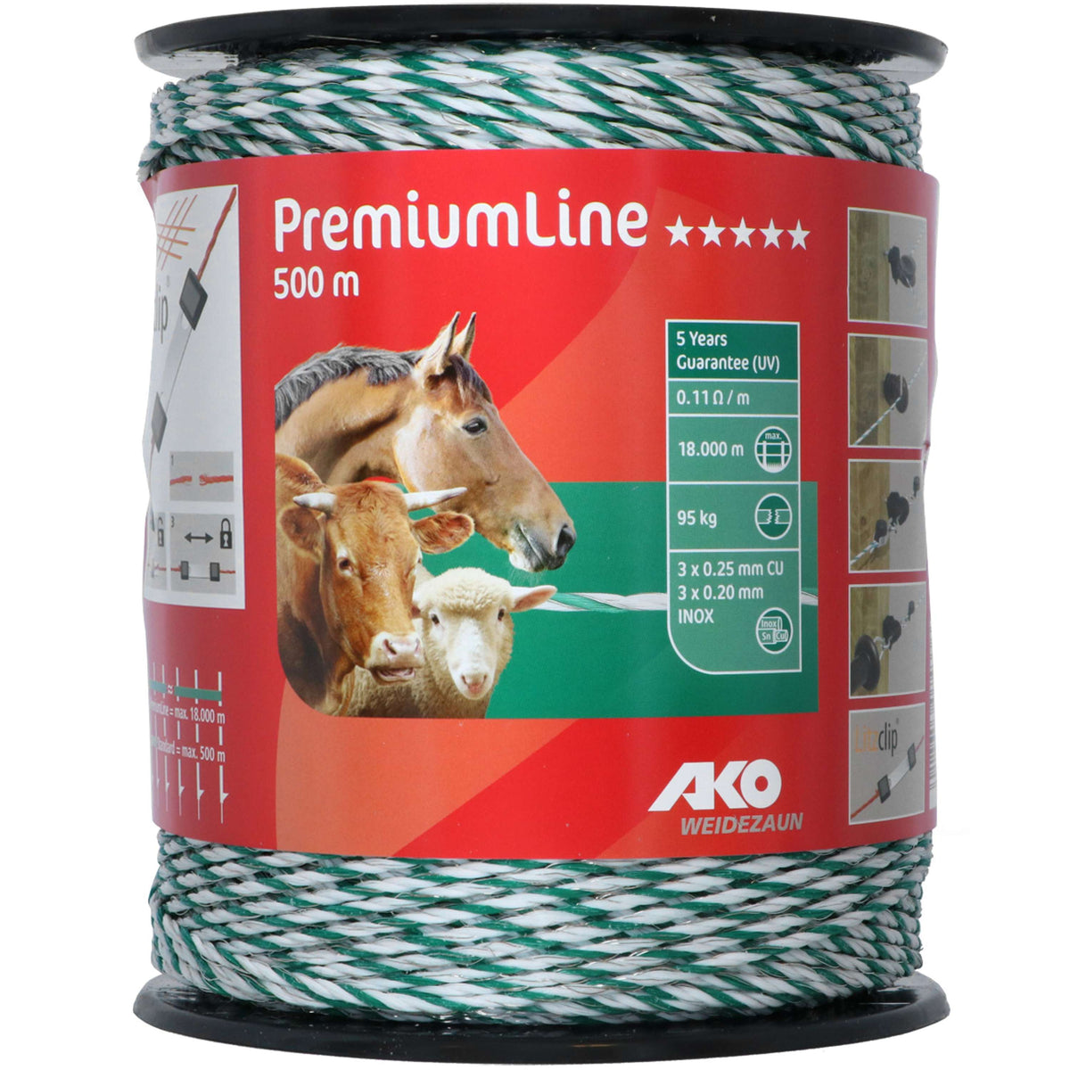 Ako Draad PremiumLine Wit/Groen