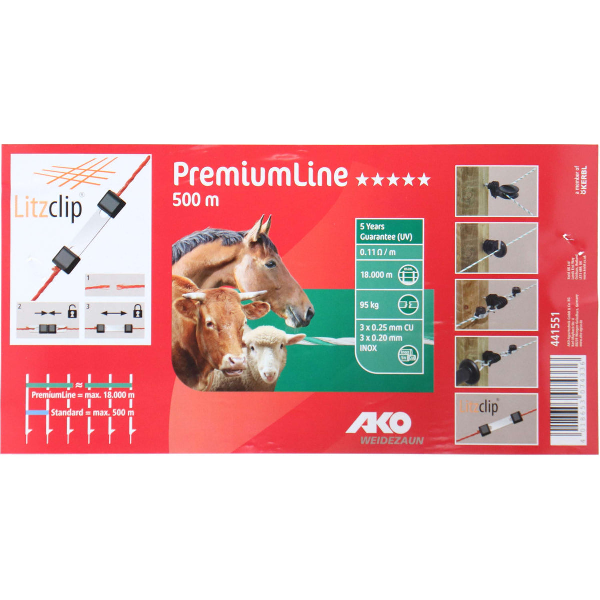 Ako Draad PremiumLine Wit/Groen