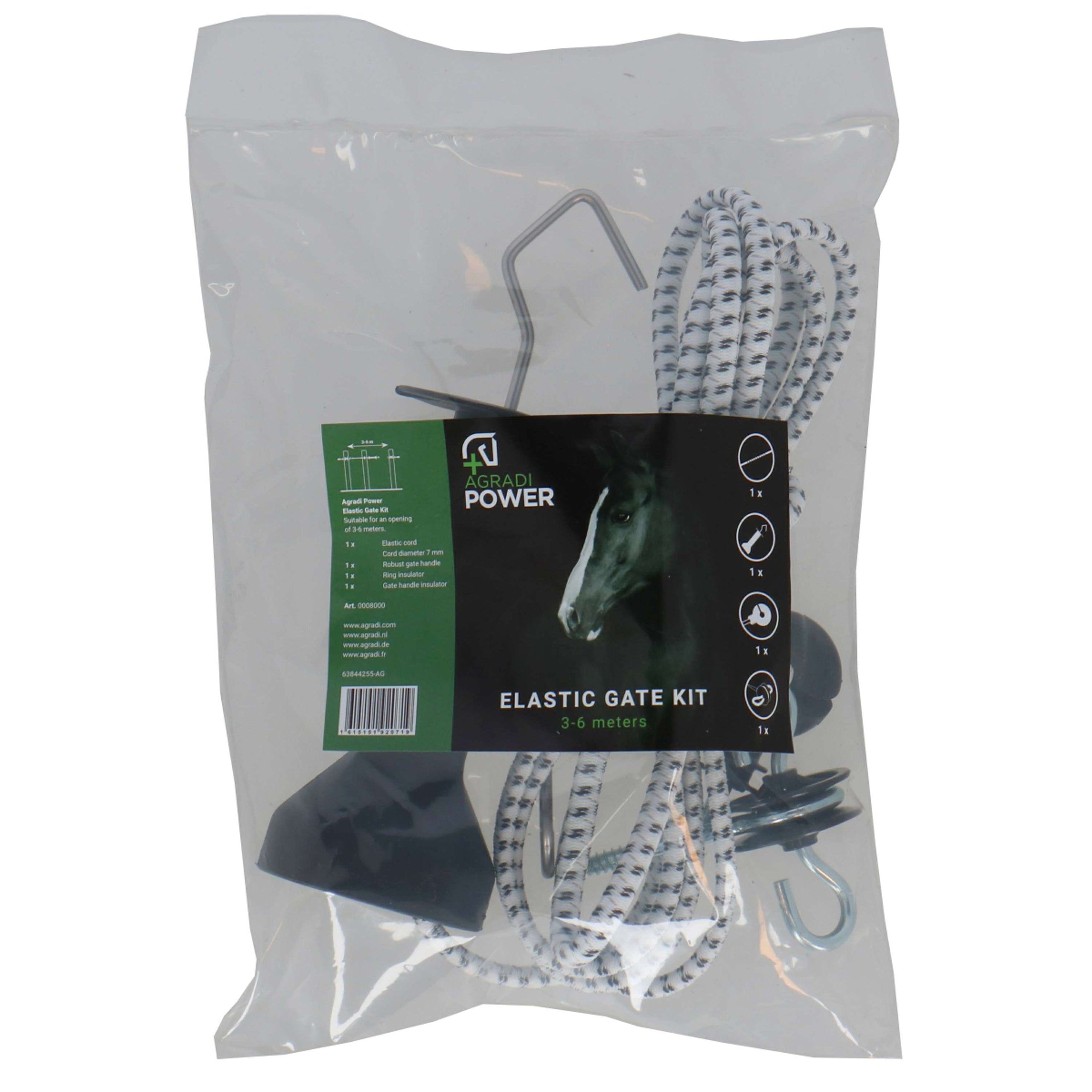 Agradi Power Poortgreepset Elastisch Koord Agradi Power Poortgreepset Elastisch Koord