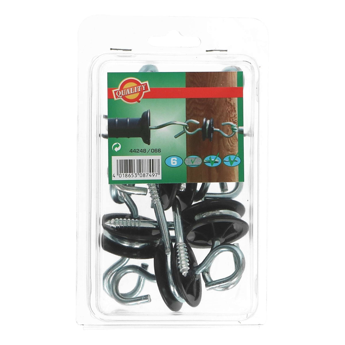 Ako Poortgreepanker 6 Stuks Zwart