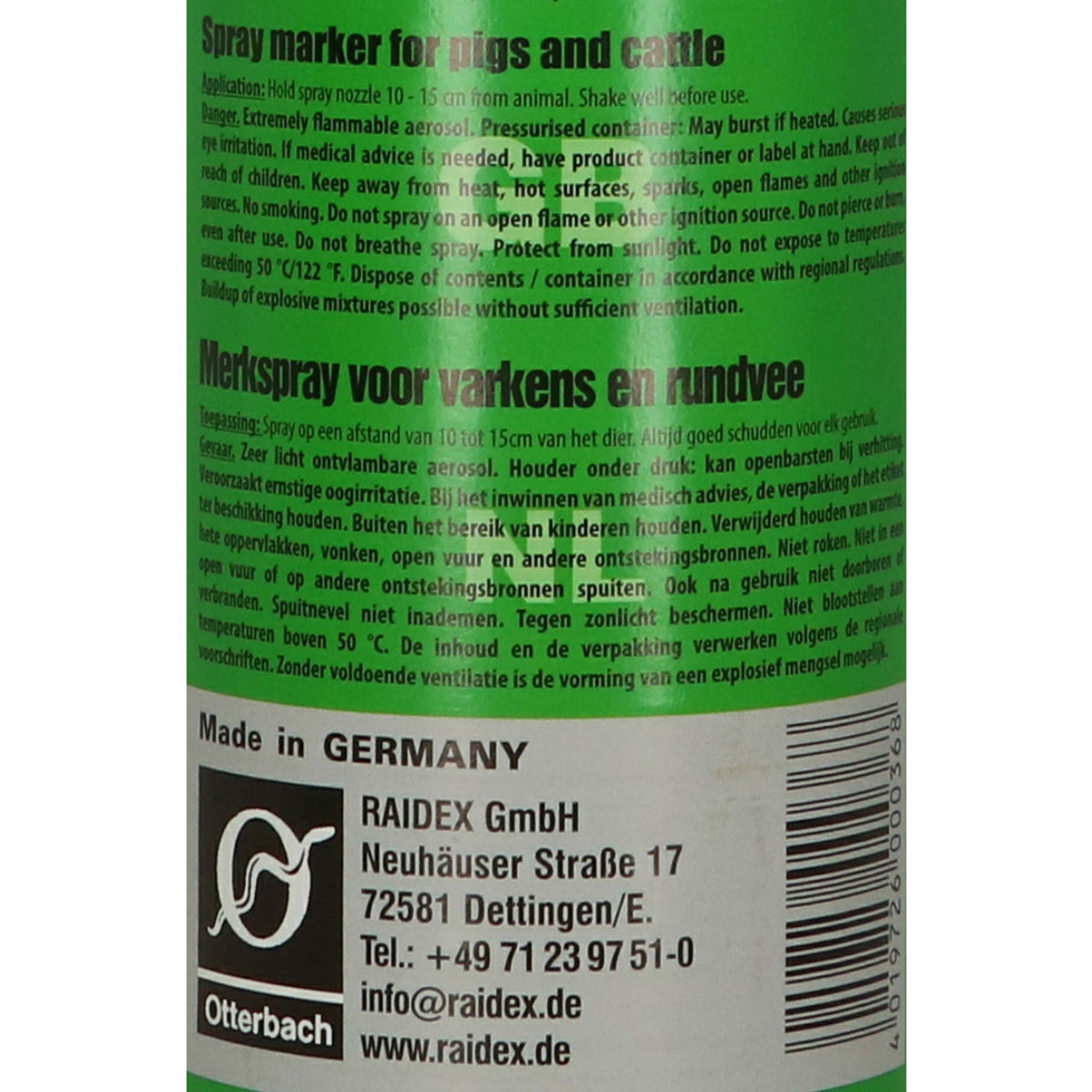Raidex Markeringsspray Groen