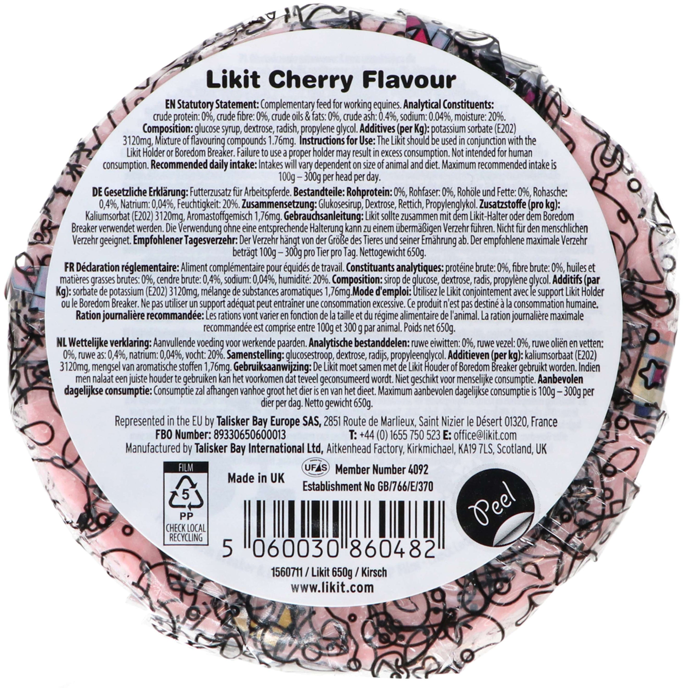 Likit Liksteen Rond Kersen Likit Liksteen Rond Kersen