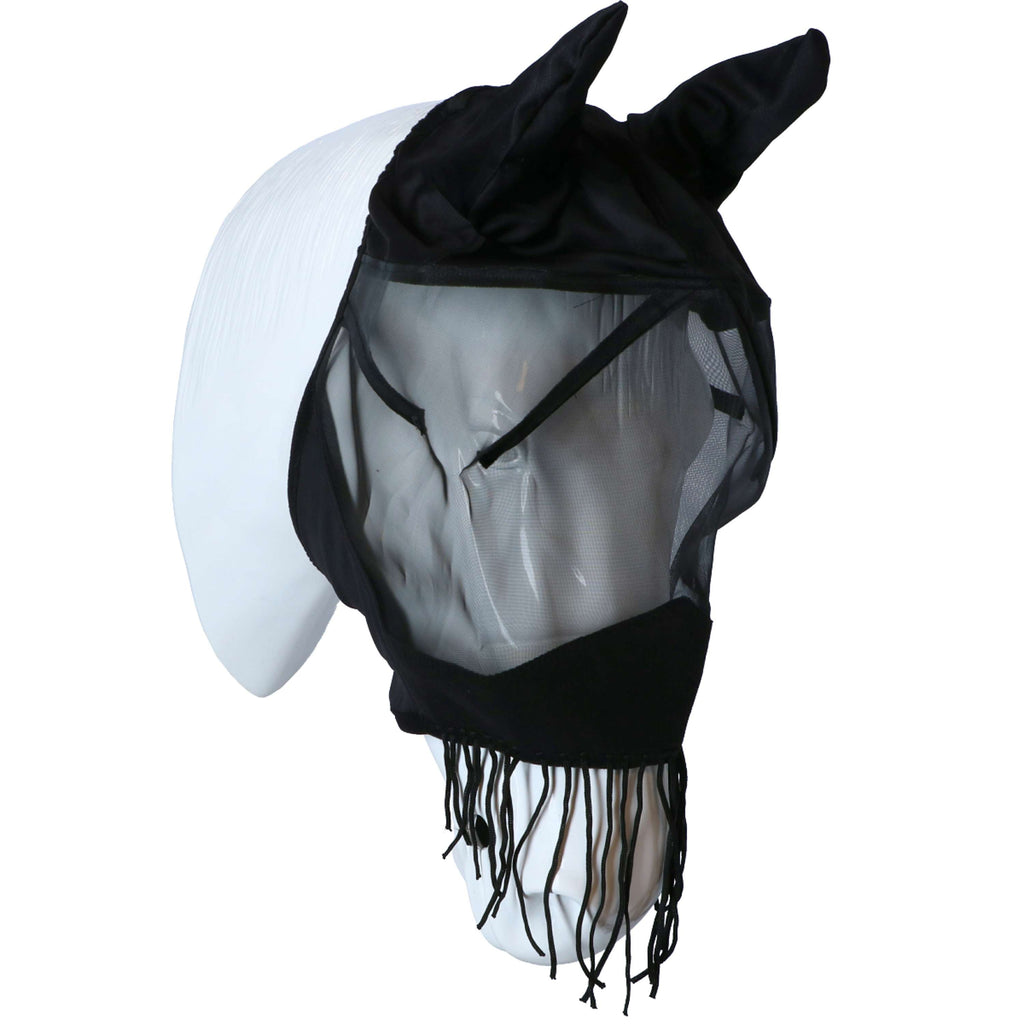 Kerbl Vliegenmasker met Oren Zwart