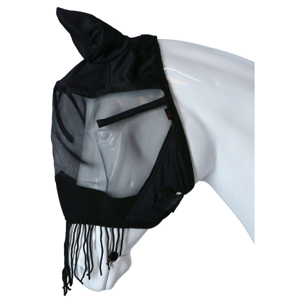 Kerbl Vliegenmasker met Oren Zwart