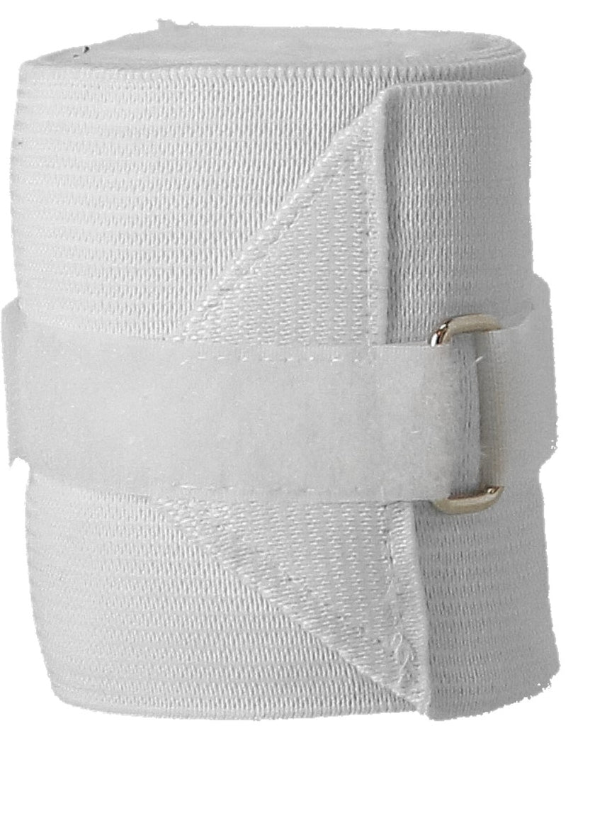 Harry's Horse Elastische Bandages met Fleece Wit