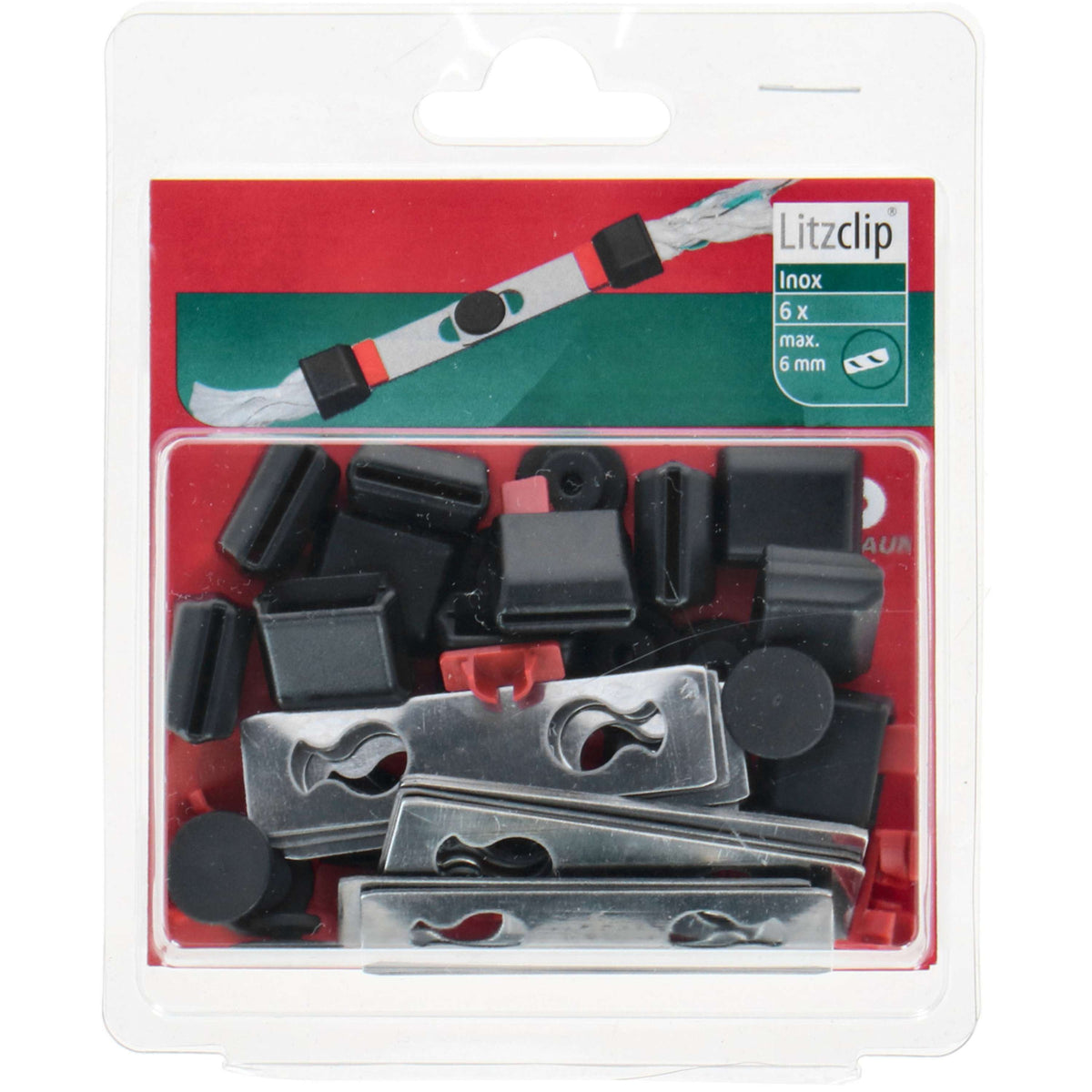 Kerbl Veiligheidskoppeling Litzclip 6 Stuks