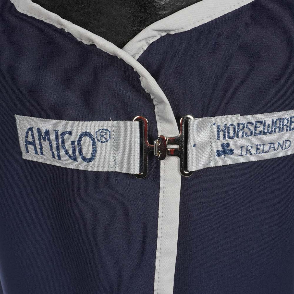 Amigo Jersey met Kruissingels Navy/Silver