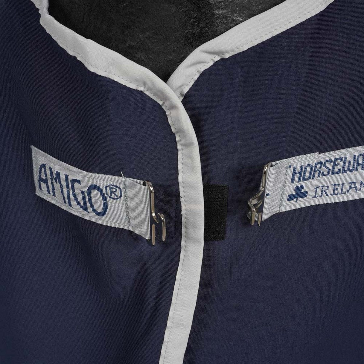 Amigo Jersey met Kruissingels Navy/Silver