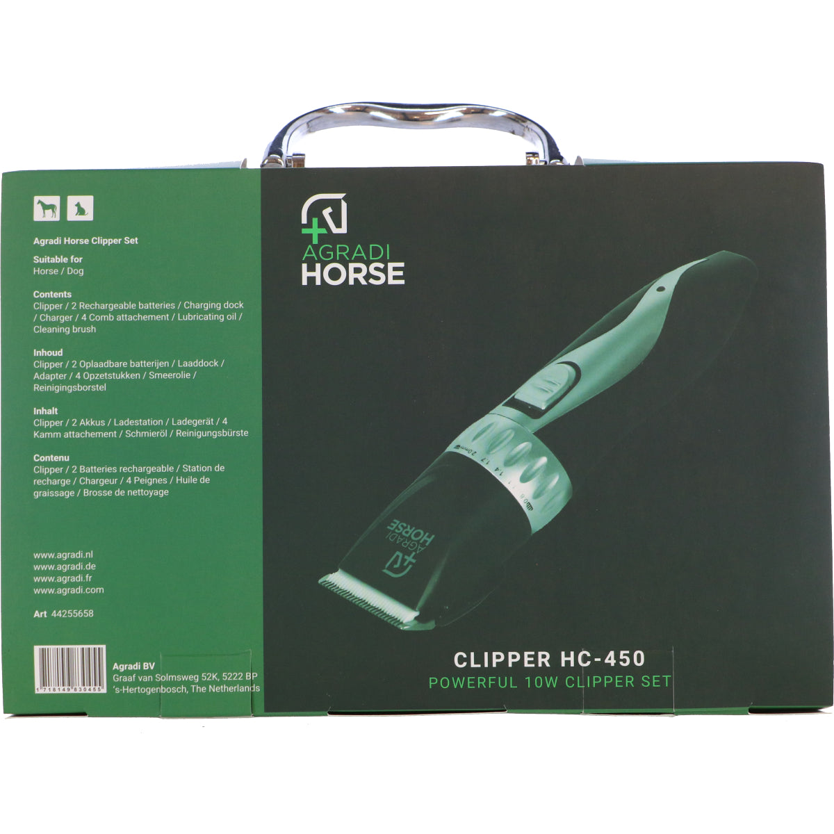 Agradi Horse Tondeuse HC-450 Plus + Koffer