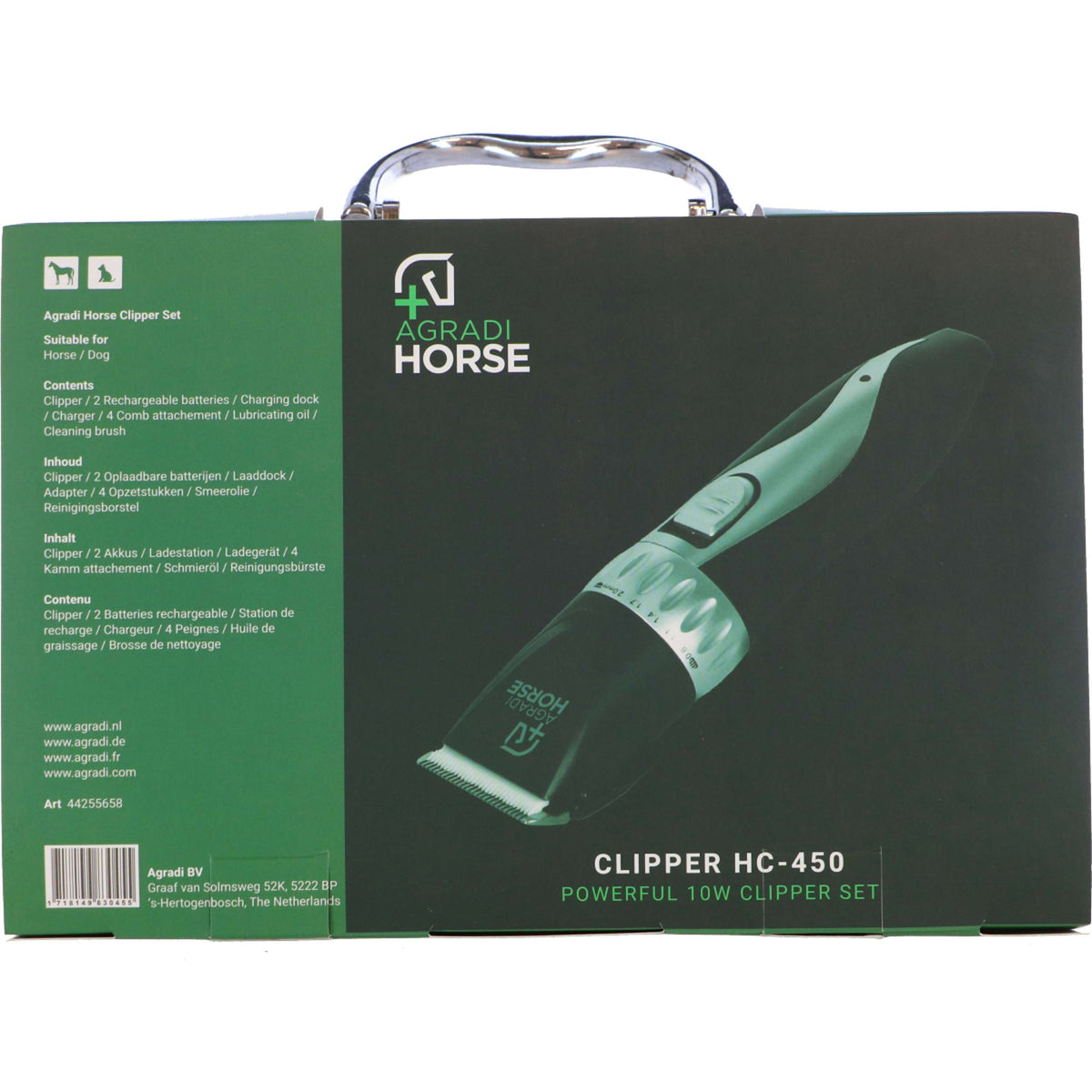 Agradi Horse Tondeuse HC-450 Plus + Koffer