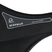 Acavallo Singel Comfort Gel met Buikflap Zwart