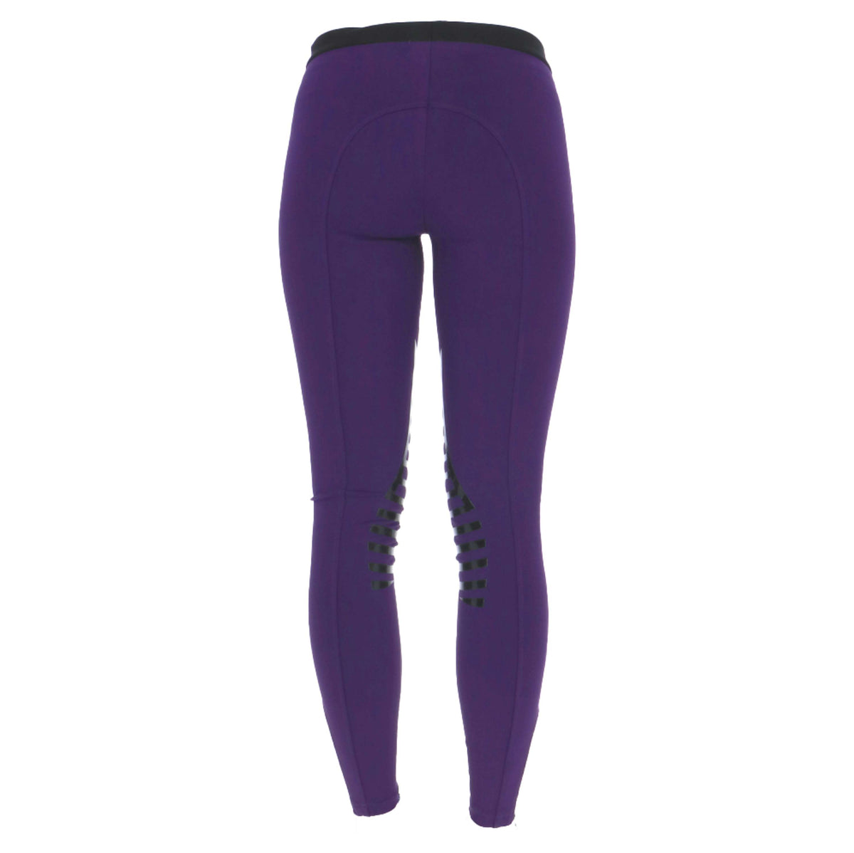 HKM Rijlegging Starlight Silicoonknievlak Kids Paars/Zwart