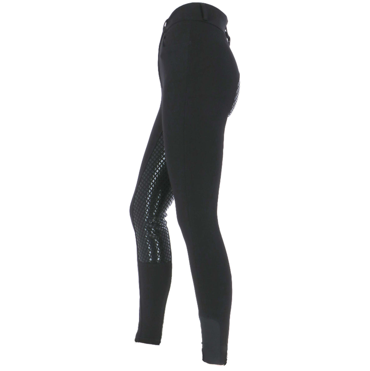 HKM Rijlegging Starlight 3/4 Silicoon zitvlak Zwart/Zwart